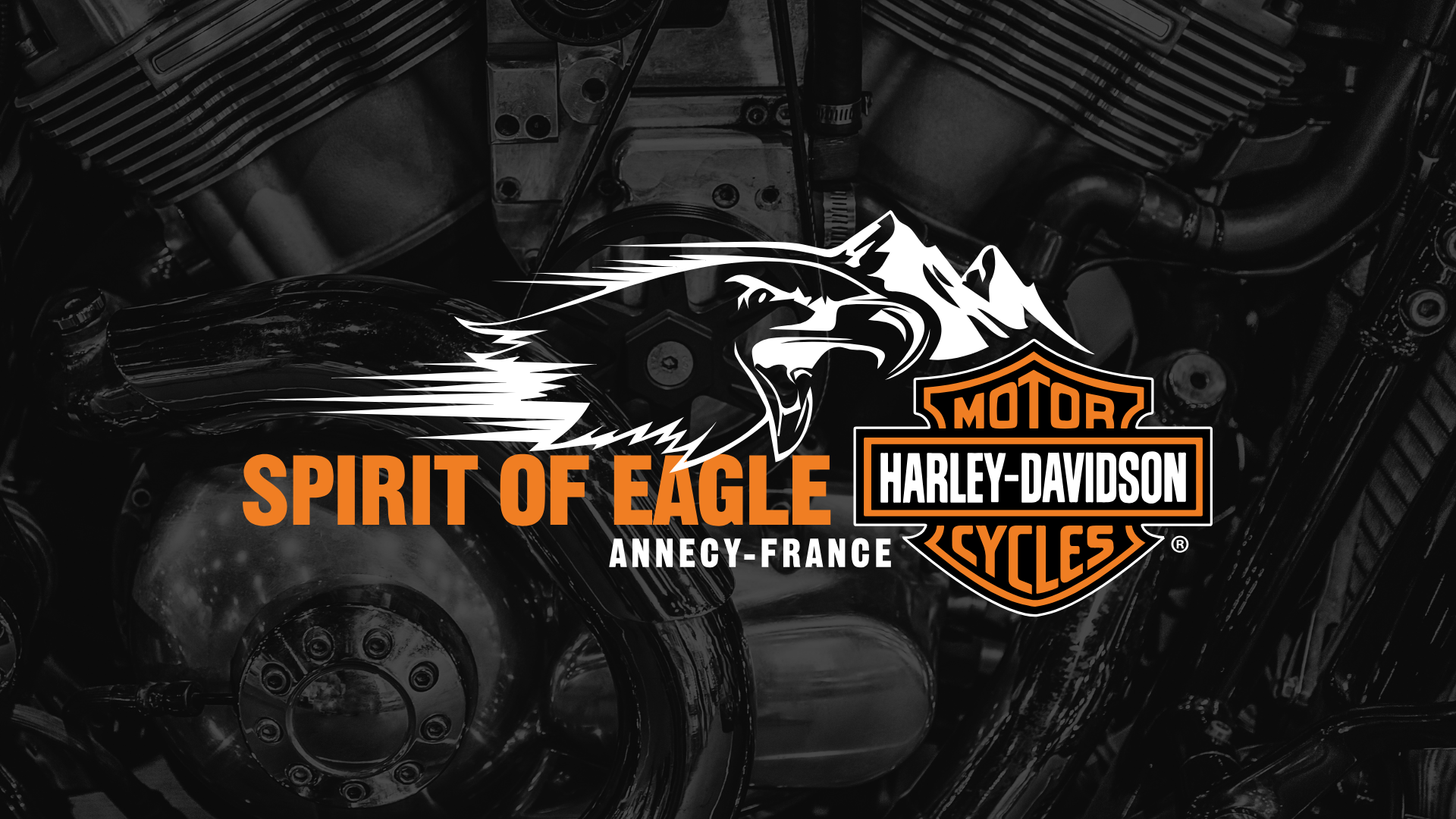 Projet - Harley Davidson Annecy - Spirit Of Eagle - Bannière